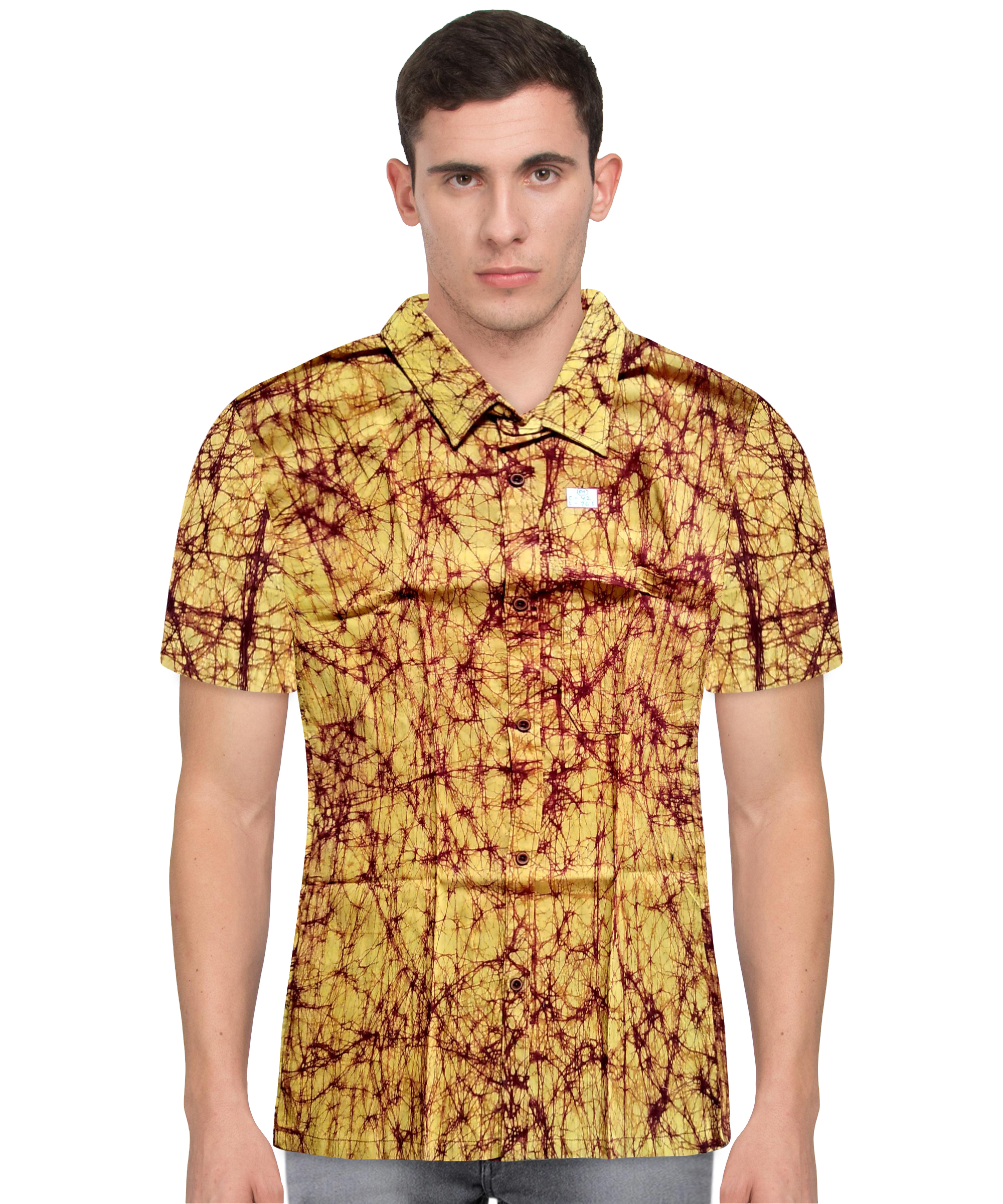 Golden Batik Short Sleeve Shirt 