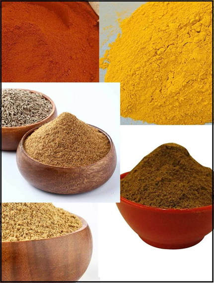 Spices in Powder Form