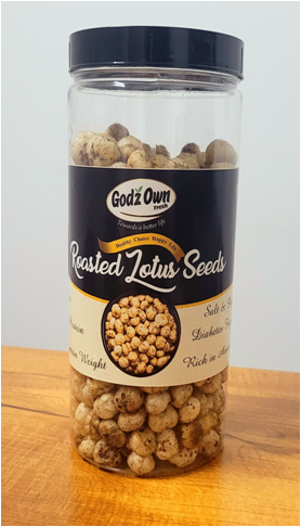 Roasted Lotus Seeds Salt & Pepper (120gm)