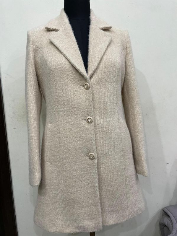 Single Breast Ladies Long Coat